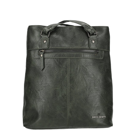 Julia Single Handle Faux Leather Shoulder Bag/Backpack