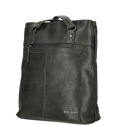 Julia Single Handle Faux Leather Shoulder Bag/Backpack