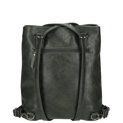 Julia Single Handle Faux Leather Shoulder Bag/Backpack