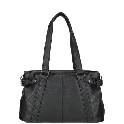 Emma Two Handle Faux Leather Shoulderbag