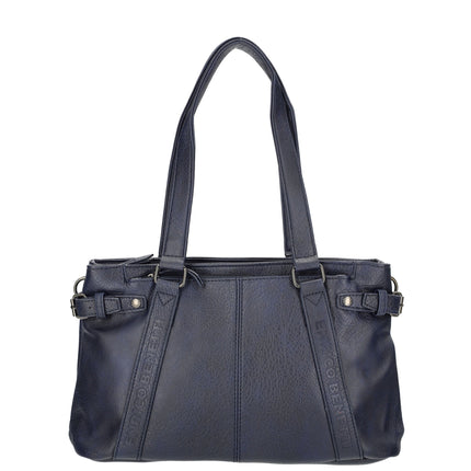 Emma Two Handle Faux Leather Shoulderbag