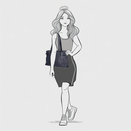 Emma Two Handle Faux Leather Shoulderbag