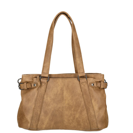 Emma Two Handle Faux Leather Shoulderbag