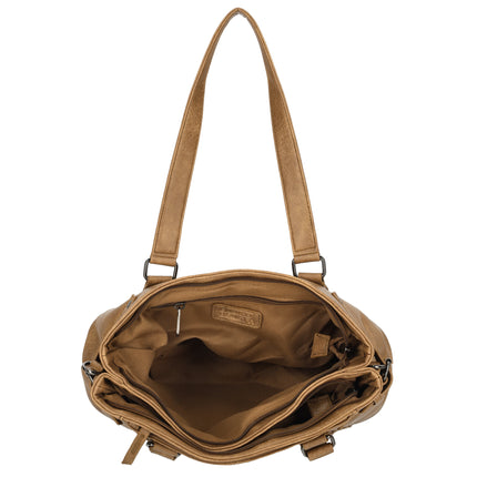Emma Two Handle Faux Leather Shoulderbag