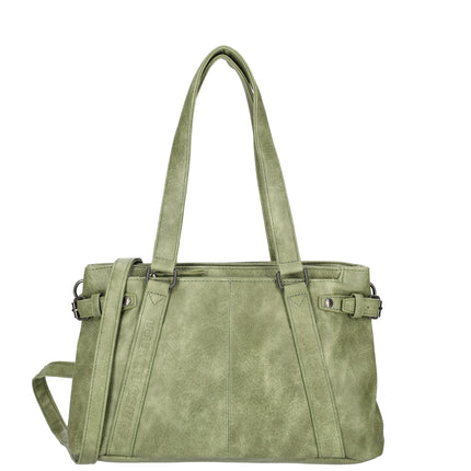 Emma Two Handle Faux Leather Shoulderbag