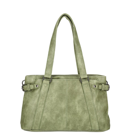 Emma Two Handle Faux Leather Shoulderbag