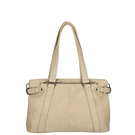 Emma Two Handle Faux Leather Shoulderbag