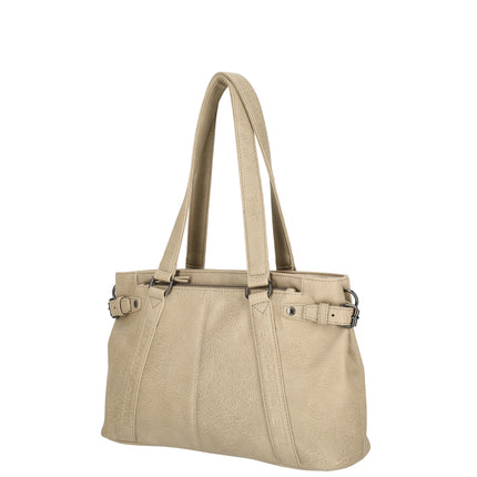 Emma Two Handle Faux Leather Shoulderbag