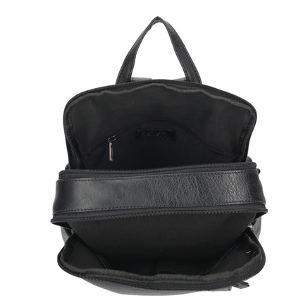 Emma Faux Leather Backpack with Tablet Pocket