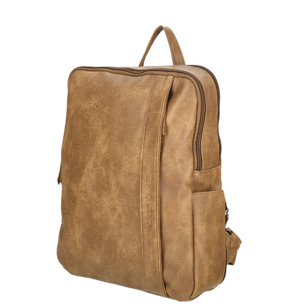 Emma Faux Leather Backpack with Tablet Pocket
