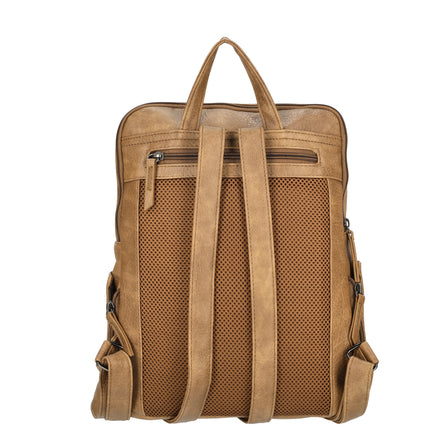 Emma Faux Leather Backpack with Tablet Pocket