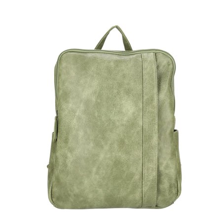 Emma Faux Leather Backpack with Tablet Pocket