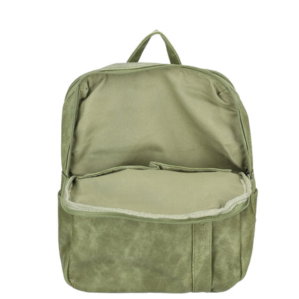 Emma Faux Leather Backpack with Tablet Pocket