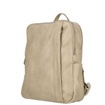 Emma Faux Leather Backpack with Tablet Pocket