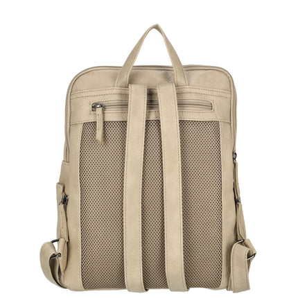 Emma Faux Leather Backpack with Tablet Pocket