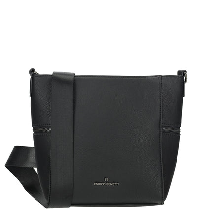 Roxy Faux Leather Shoulder Bag with Nylon Strap