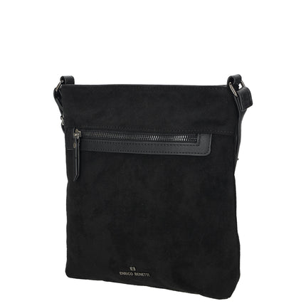 Norah Single Handle Faux Suede Shoulder Bag
