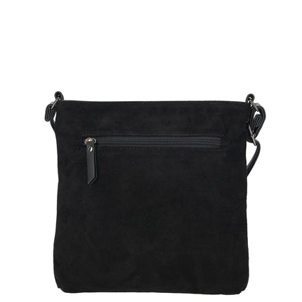 Norah Single Handle Faux Suede Shoulder Bag
