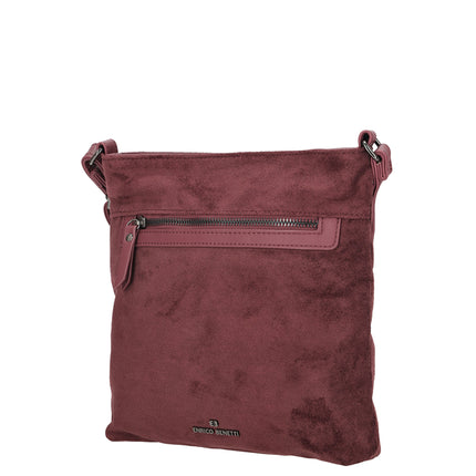 Norah Single Handle Faux Suede Shoulder Bag