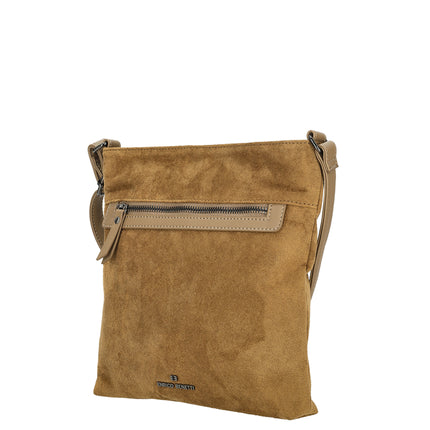 Norah Single Handle Faux Suede Shoulder Bag