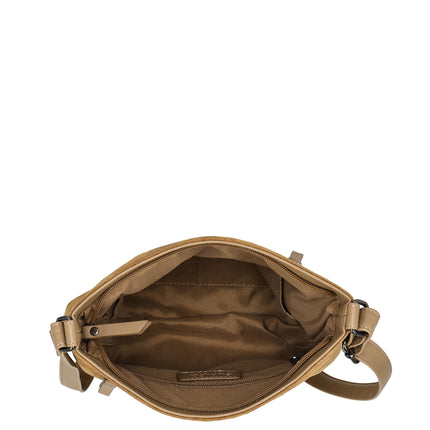 Norah Single Handle Faux Suede Shoulder Bag
