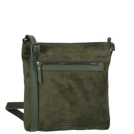Norah Single Handle Faux Suede Shoulder Bag