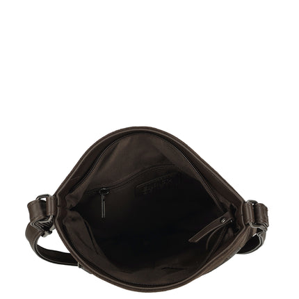Norah Single Handle Faux Suede Shoulder Bag