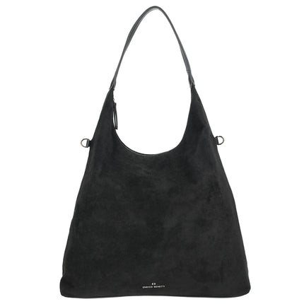 Norah Single Handle Faux Suede Shoulder Shopper Bag