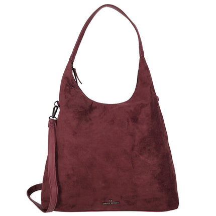 Norah Single Handle Faux Suede Shoulder Shopper Bag