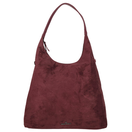 Norah Single Handle Faux Suede Shoulder Shopper Bag