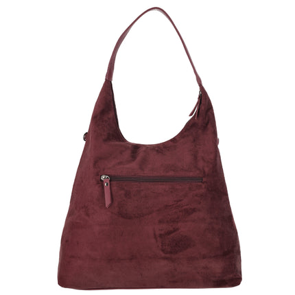 Norah Single Handle Faux Suede Shoulder Shopper Bag