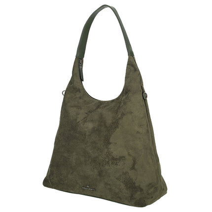 Norah Single Handle Faux Suede Shoulder Shopper Bag