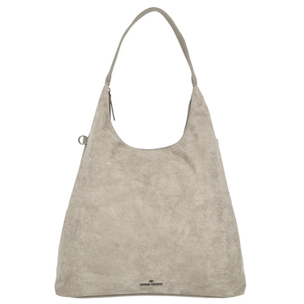 Norah Single Handle Faux Suede Shoulder Shopper Bag