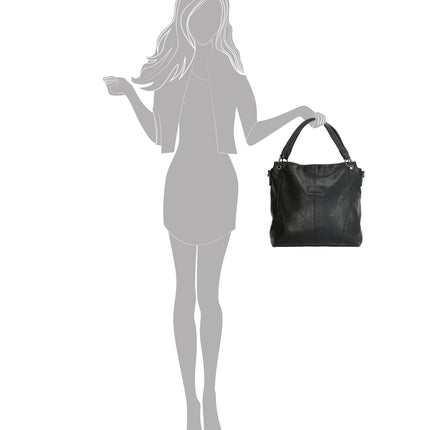 Enrico Benetti Caen 2 Handle Vegan Leather Handbag