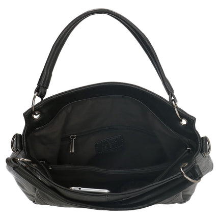 Enrico Benetti Caen 2 Handle Vegan Leather Handbag