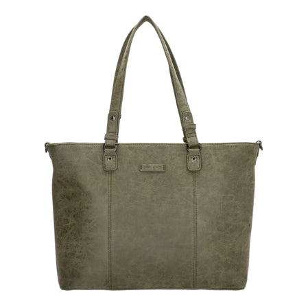 Kate 2 Handle Faux Leather Shopper 15" Laptop