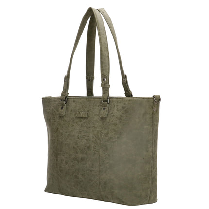 Kate 2 Handle Faux Leather Shopper 15" Laptop