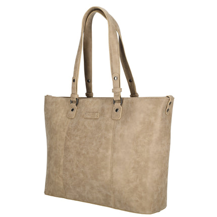 Kate 2 Handle Faux Leather Shopper 15" Laptop
