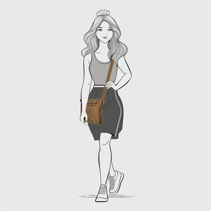 Noumea Single Handle Faux Leather Shoulderbag