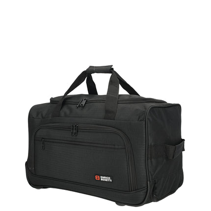 Brussels Nylon/Polyester Wheeled Carry On Bag with Telescopic Pull Handle