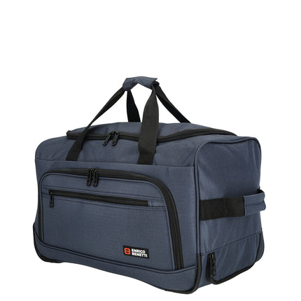 Brussels Nylon/Polyester Wheeled Carry On Bag with Telescopic Pull Handle