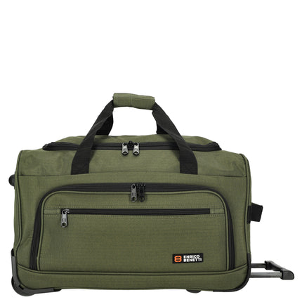 Brussels Nylon/Polyester Wheeled Carry On Bag with Telescopic Pull Handle